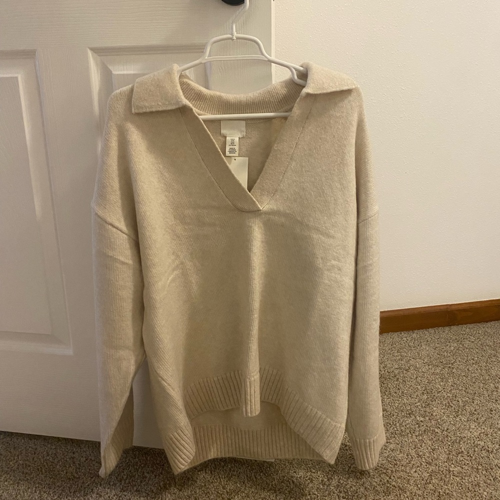 Heavyweight Polo Sweatshirt (Size M)